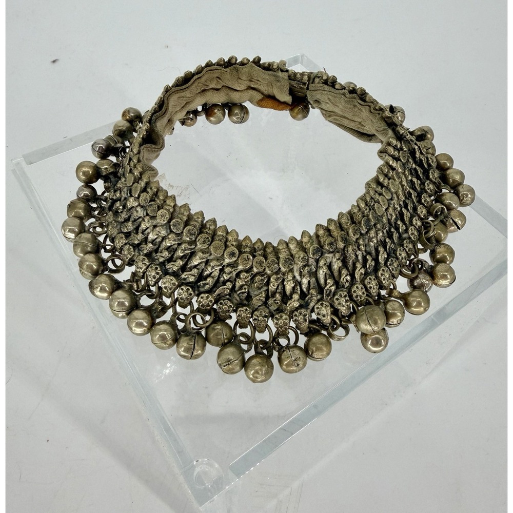 Rare Vintage Old Afghan Kochi Jewelries old Kochi Sliver Chain For Feet